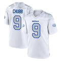 B.Bills #9 Bradley Chubb Player White Rivalries Collection Game Ndoa Stitched Jerseys