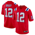 Ndoa NE.Patriots #12 Tom Brady Player Red Game Stitched Jerseys
