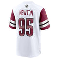 Ndoa W.Commanders #95 Jer'Zhan Newton White Game Jersey