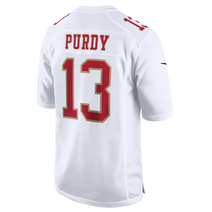 Ndoa #13 Brock Purdy Player SF.49ers Tundra White Fashion Game Stitched Jersey