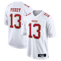 Ndoa SF.49ers #13 Brock Purdy Player Tundra White Fashion Game Stitched Jerseys