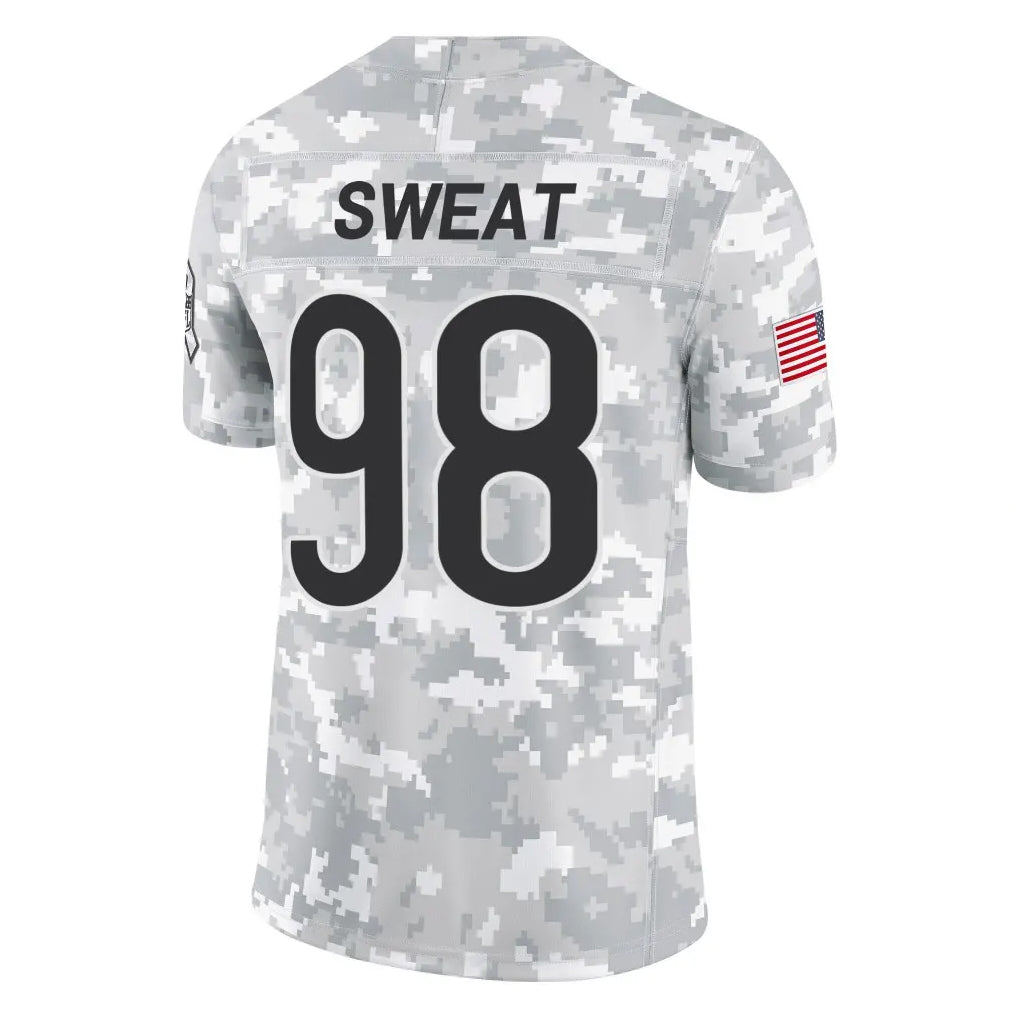 C.Bears #98 Montez Sweat Player Arctic Camo Salute to Service Limited Ndoa Stitched Jerseys