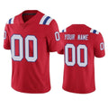Custom NE.Patriots Red Vapor Untouchable Home Game Any Name & Numbers Ndoa Stitched Jerseys