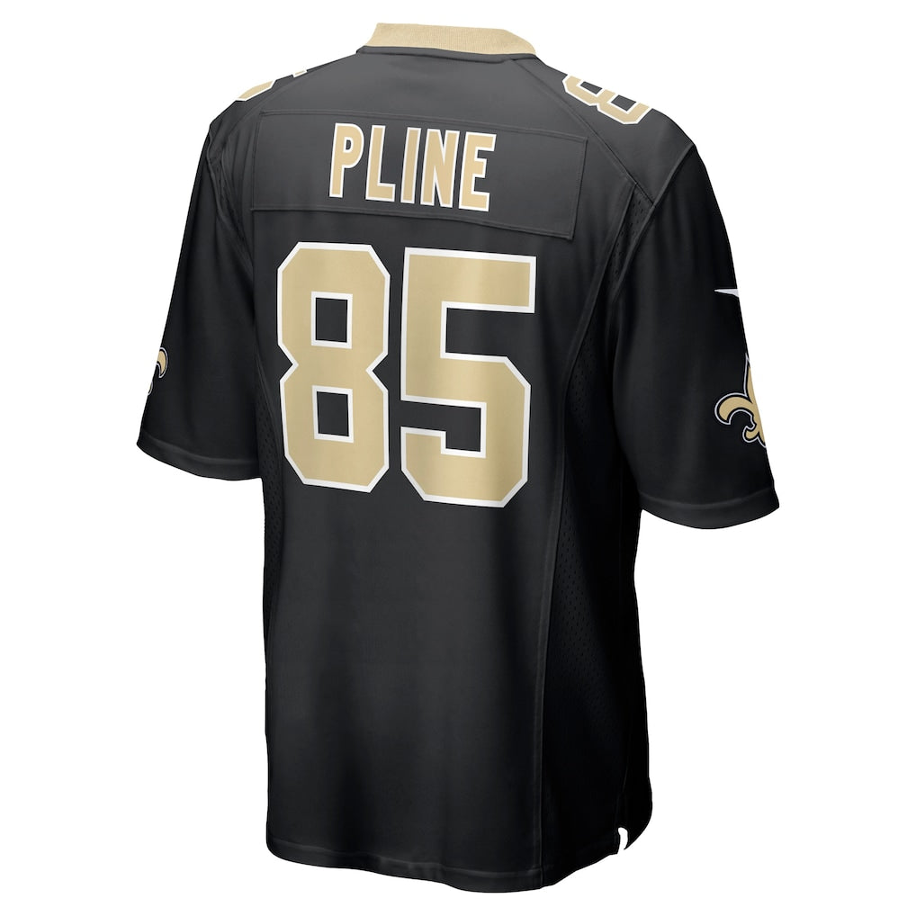 Ndoa NO.Saints #85 Mason Pline Black Team Game Jersey