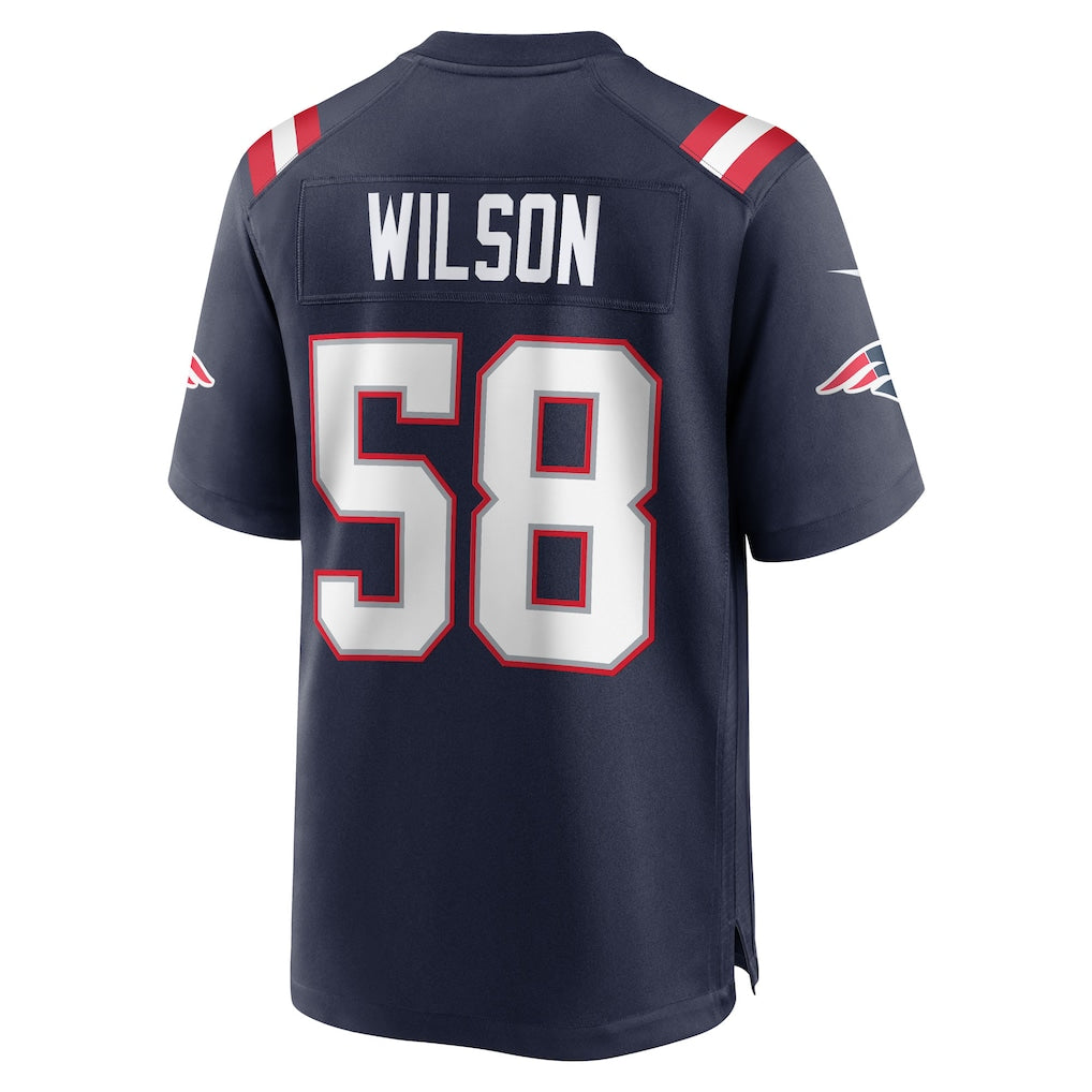 Ndoa NE.Patriots #58 Jared Wilson Navy Team Game Jersey