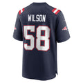 Ndoa NE.Patriots #58 Jared Wilson Navy Team Game Jersey