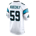 C.Panthers #59 Luke Kuechly Player White Game Ndoa Stitched Jerseys