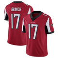 A.Falcons #17 Zachariah Branch Player Red Color Vapor Untouchable Limited Home Game Ndoa Stitched Jerseys