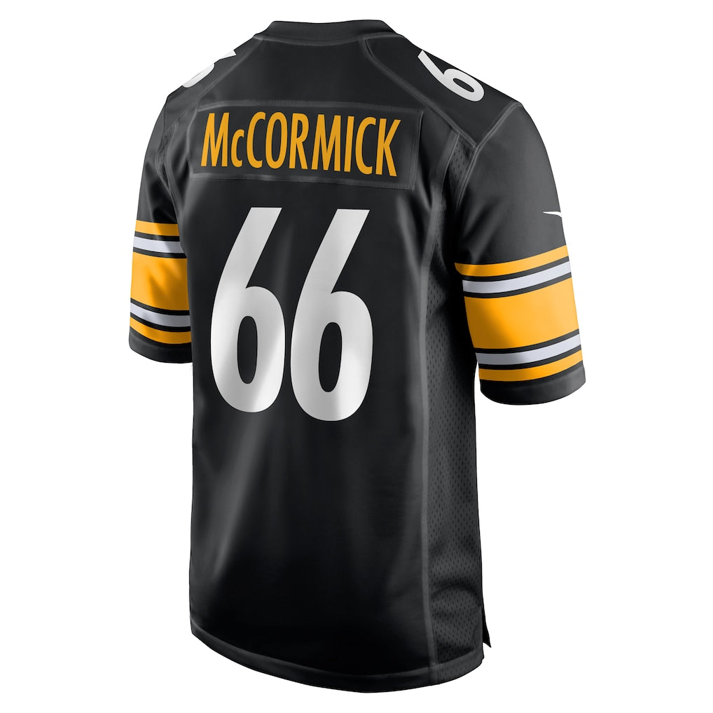 Ndoa P.Steelers #66 Mason McCormick Black Game Jersey