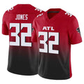 A.Falcons #32 Cash Jones Player Red Vapor F.U.S.E. Limited Home Game Ndoa Stitched Jerseys