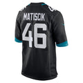 Ndoa J.Jaguars #46 Ross Matiscik Black Alternate Game Jersey