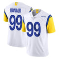 LA.Rams #99 Aaron Donald Player White Limited Vapor Untouchable Home Game Ndoa Stitched Jerseys