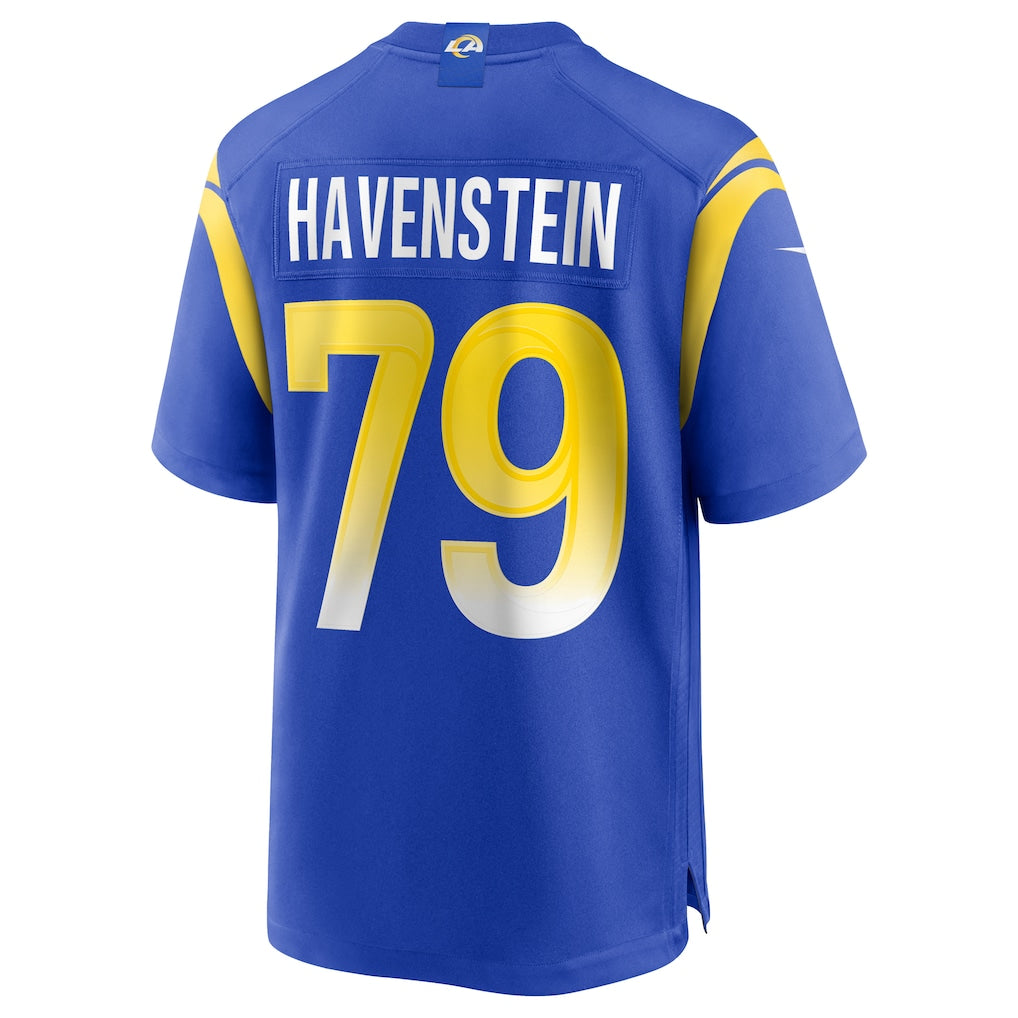 Ndoa LA.Rams #79 Rob Havenstein Royal Game Jersey