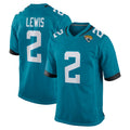 J.Jaguars #2 Jourdan Lewis Player Teal Home Game Ndoa Stitched Jerseys