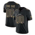 Custom NO.Saints Black Impact Limited Home Game Any Name & Numbers Ndoa Stitched Jerseys