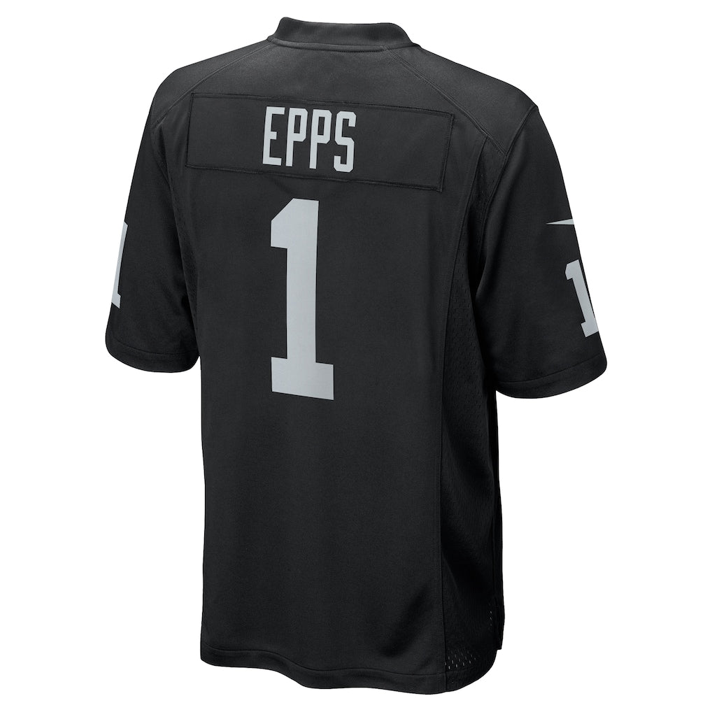 Ndoa LV.Raiders #1 Marcus Epps Black Game Player Jersey