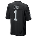 Ndoa LV.Raiders #1 Marcus Epps Black Game Player Jersey