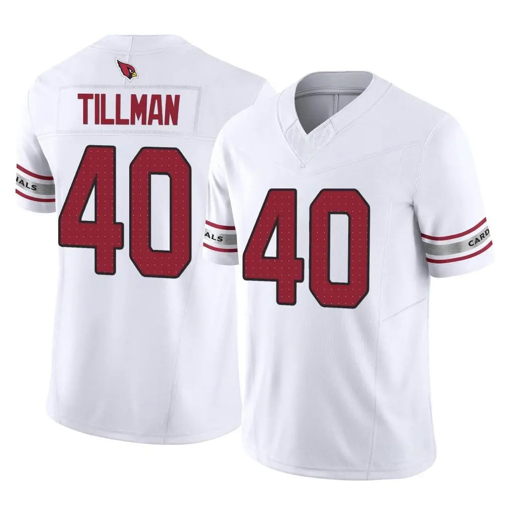 A.Cardinals #40 Pat Tillman Player White Vapor F.U.S.E. Limited Home Game Ndoa Stitched Jerseys