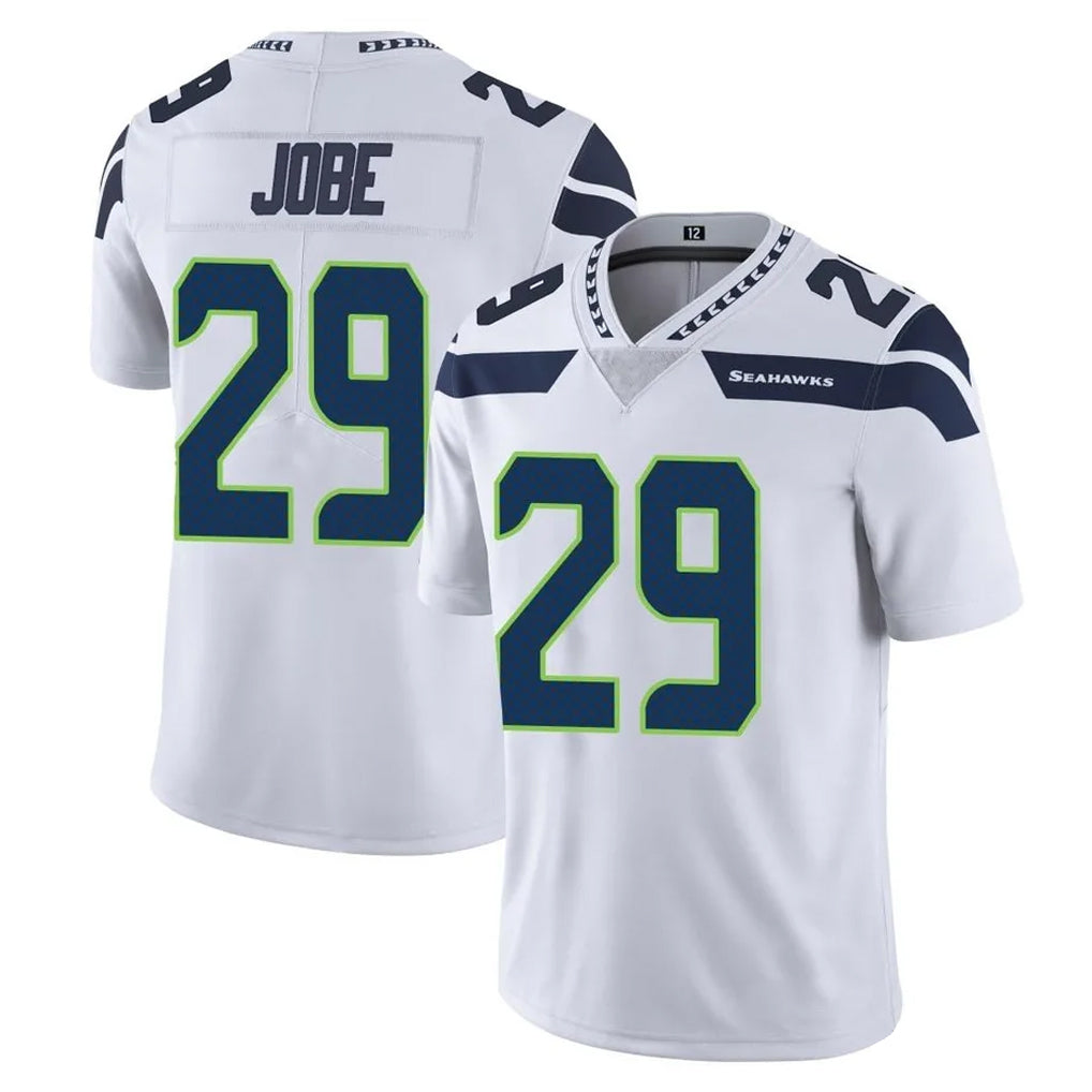 S.Seahawks #29 Josh Jobe Player White Limited Vapor Untouchable Home Game Ndoa Stitched Jerseys