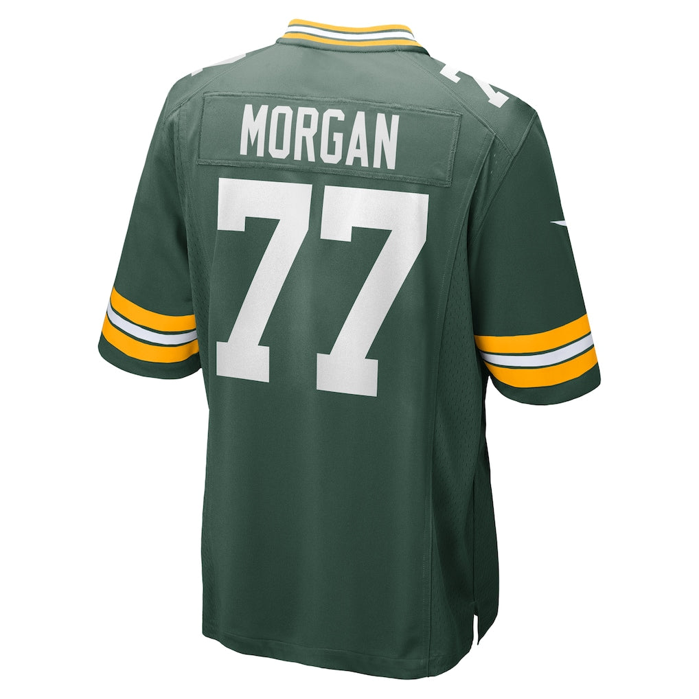 Ndoa GB.Packers #77 Jordan Morgan Green Game Jersey