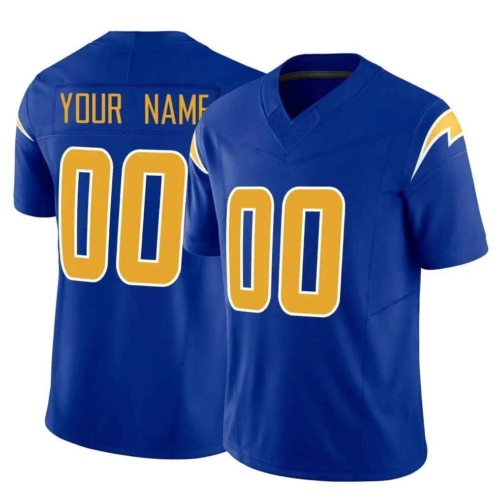 Custom LA.Chargers Royal Limited Vapor F.U.S.E. Home Game Any Name & Numbers Ndoa Stitched Jerseys