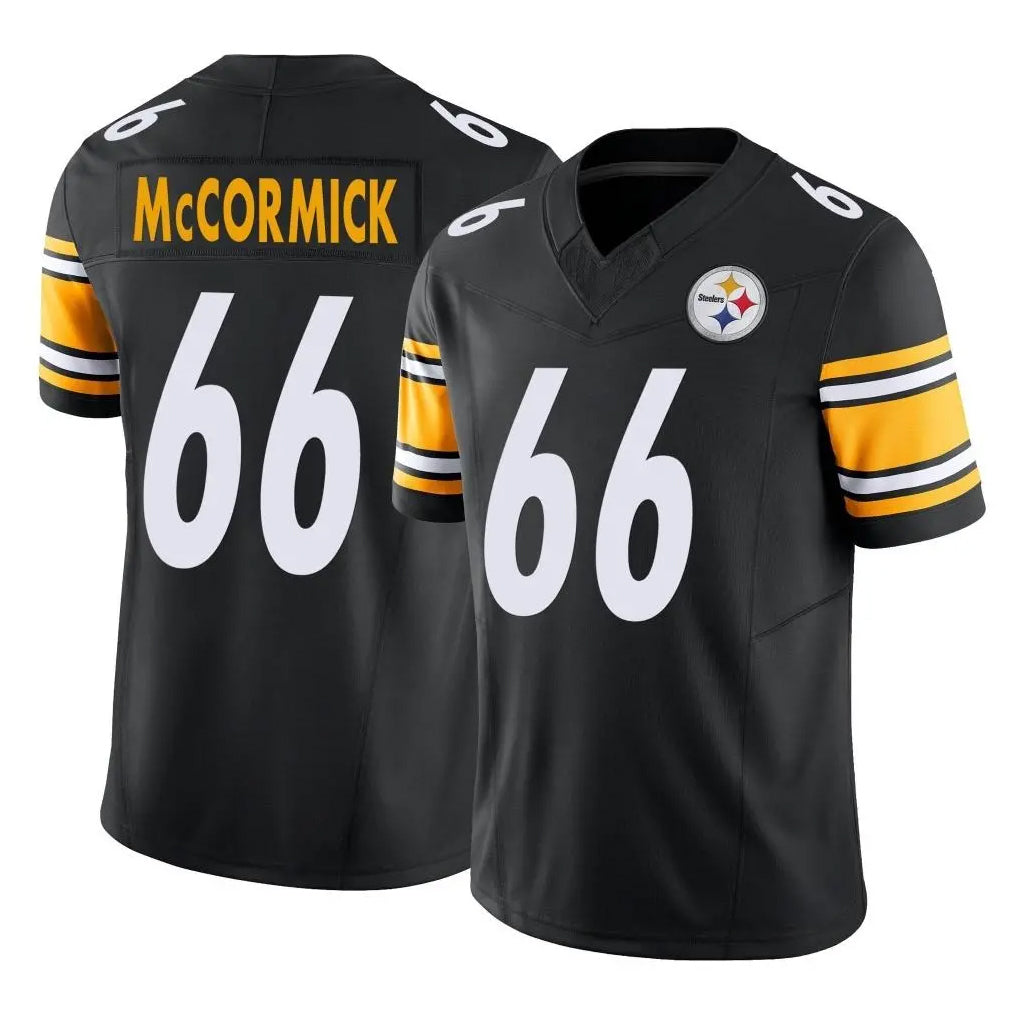 P.Steelers #66 Mason McCormick Player Black Limited Vapor F.U.S.E. Home Game Ndoa Stitched Jerseys