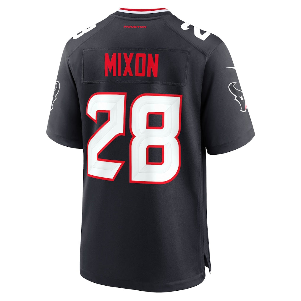 Ndoa H.Texans #28 Joe Mixon Navy Game Jersey