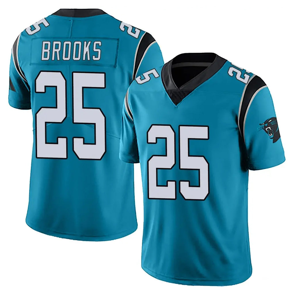 C.Panthers #25 Jonathon Brooks Player Blue Vapor Untouchable Limited Game Ndoa Stitched Jerseys