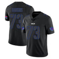B.Bills #73 Dion Dawkins Player Black Impact Limited Ndoa Stitched Jerseys