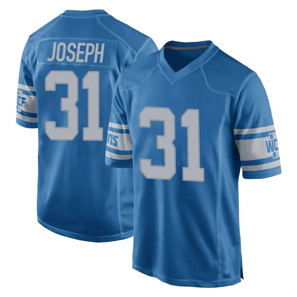 D.Lions #31 Kerby Joseph Player Blue Vapor Untouchable Throwback Game Ndoa Stitched Jerseys