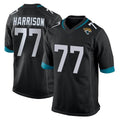 J.Jaguars #77 Anton Harrison Player Black Home Game Ndoa Stitched Jerseys
