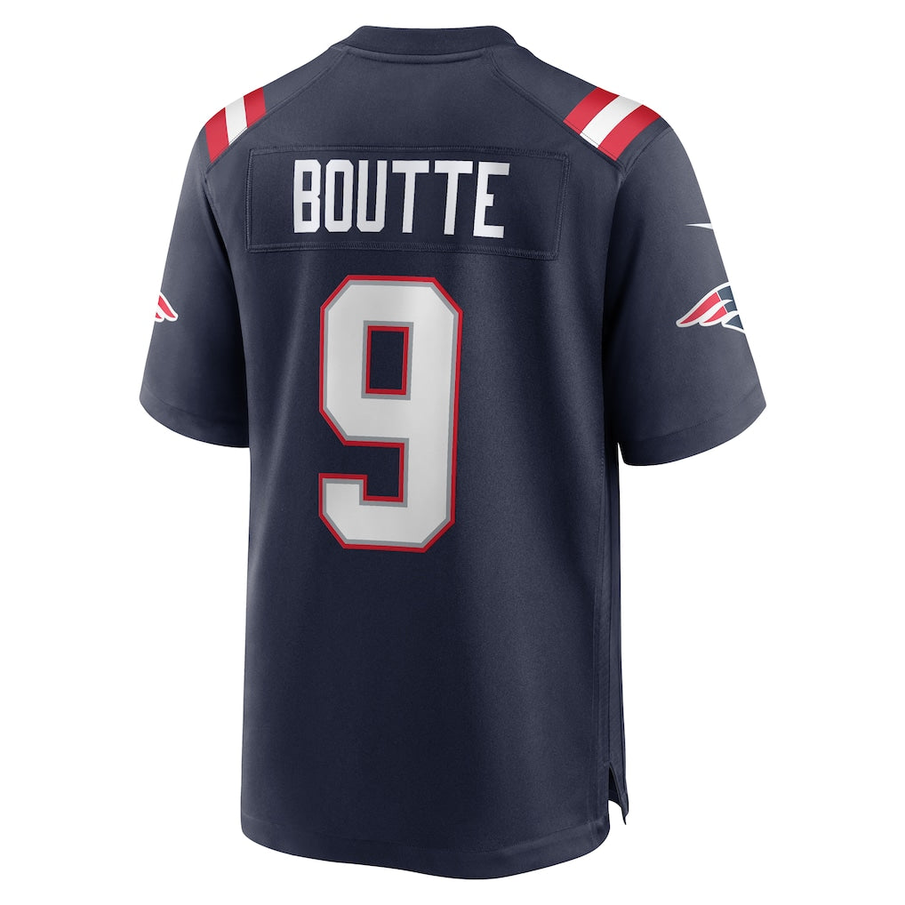 Ndoa NE.Patriots #9 Kayshon Boutte Navy Game Jersey