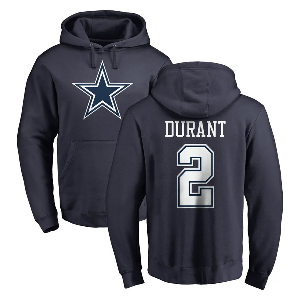 D.Cowboys #2 Cobie Durant Player Navy Pullover Hoodies Limited Ndoa Stitched Jerseys