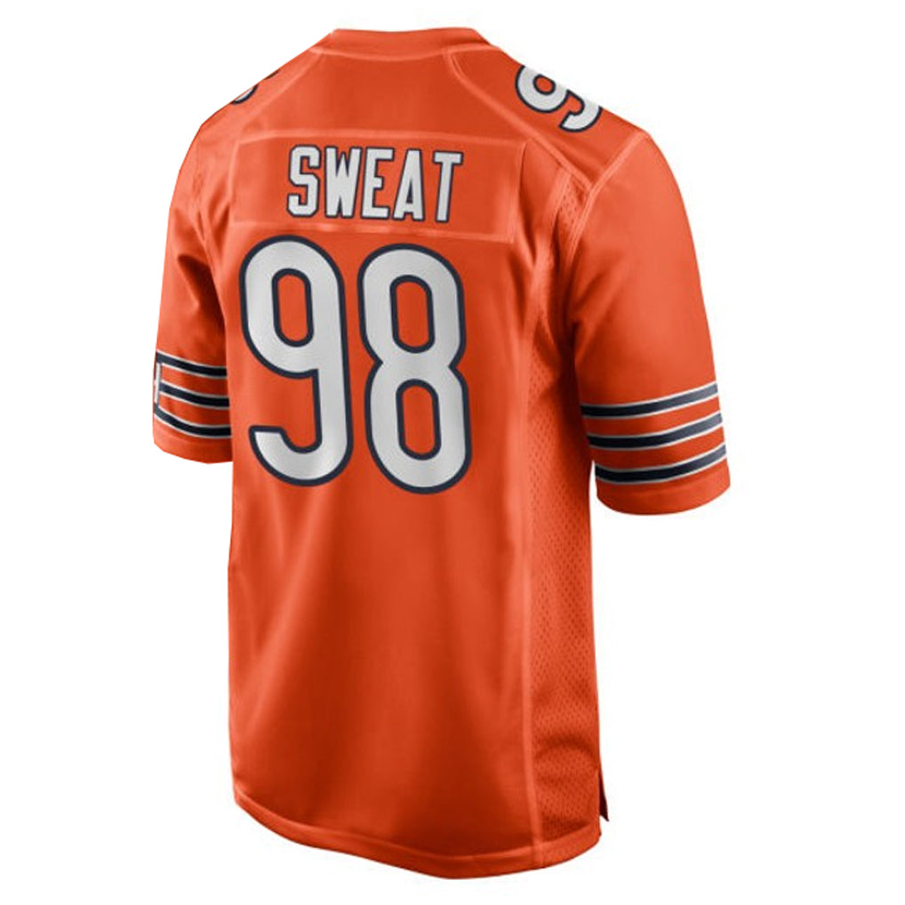 C.Bears #98 Montez Sweat Player Orange Home Game Ndoa Stitched Jerseys