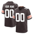 Custom C.Browns Brown Home Game Any Name & Numbers Ndoa Stitched Jerseys