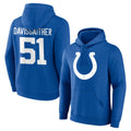 IN.Colts #51 Akeem Davis-Gaither Player Royal Pullover Hoodies Limited Game Ndoa Stitched Jerseys