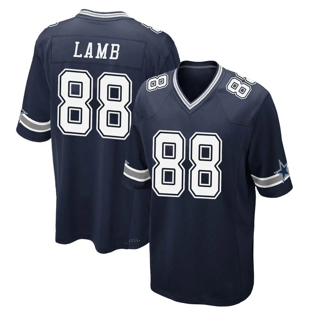 D.Cowboys #88 CeeDee Lamb Player Navy Home Game Ndoa Stitched Jerseys