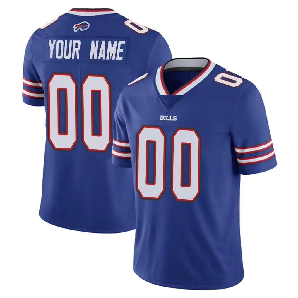 Custom B.Bills Royal Vapor Untouchable Limited Any Name & Numbers Ndoa Stitched Jerseys