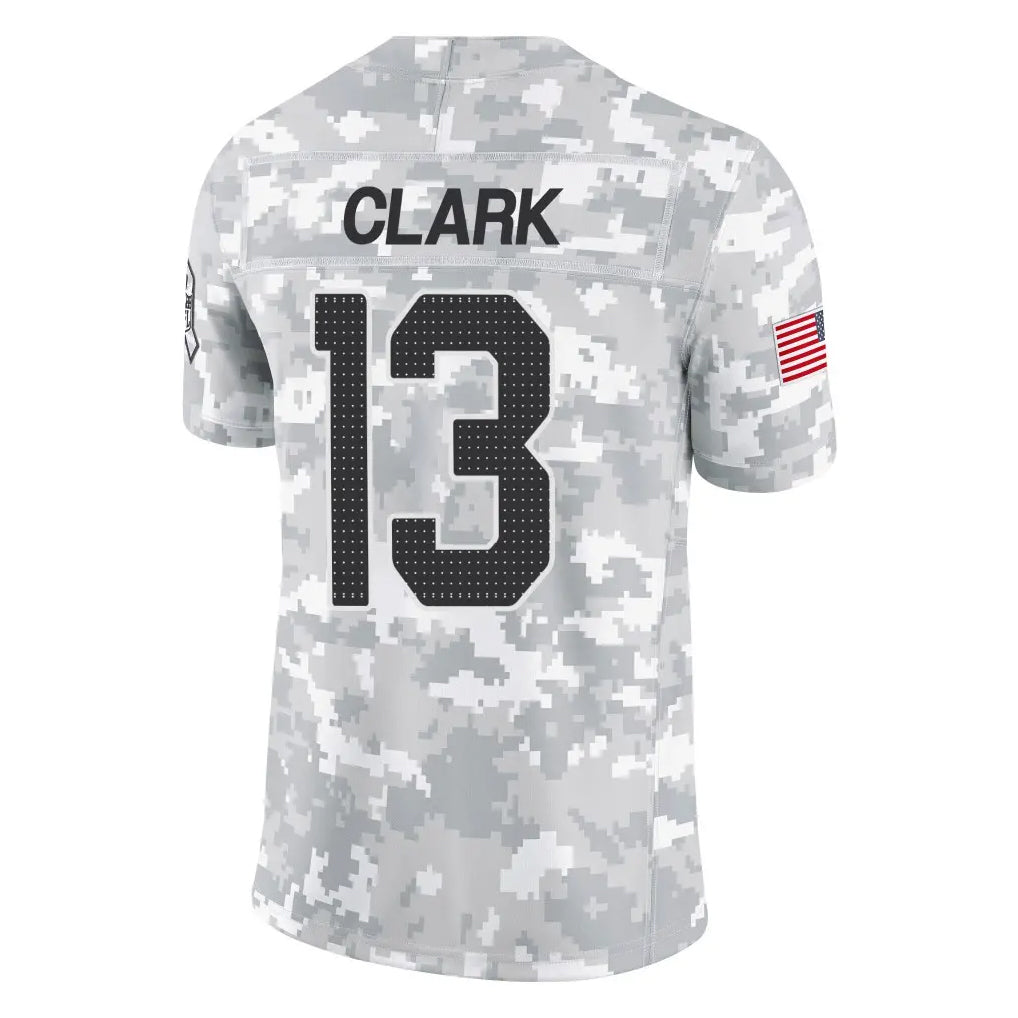 A.Cardinals #13 Kei'Trel Clark Player Camo Salute to Service Limited Home Ndoa Stitched Jerseys