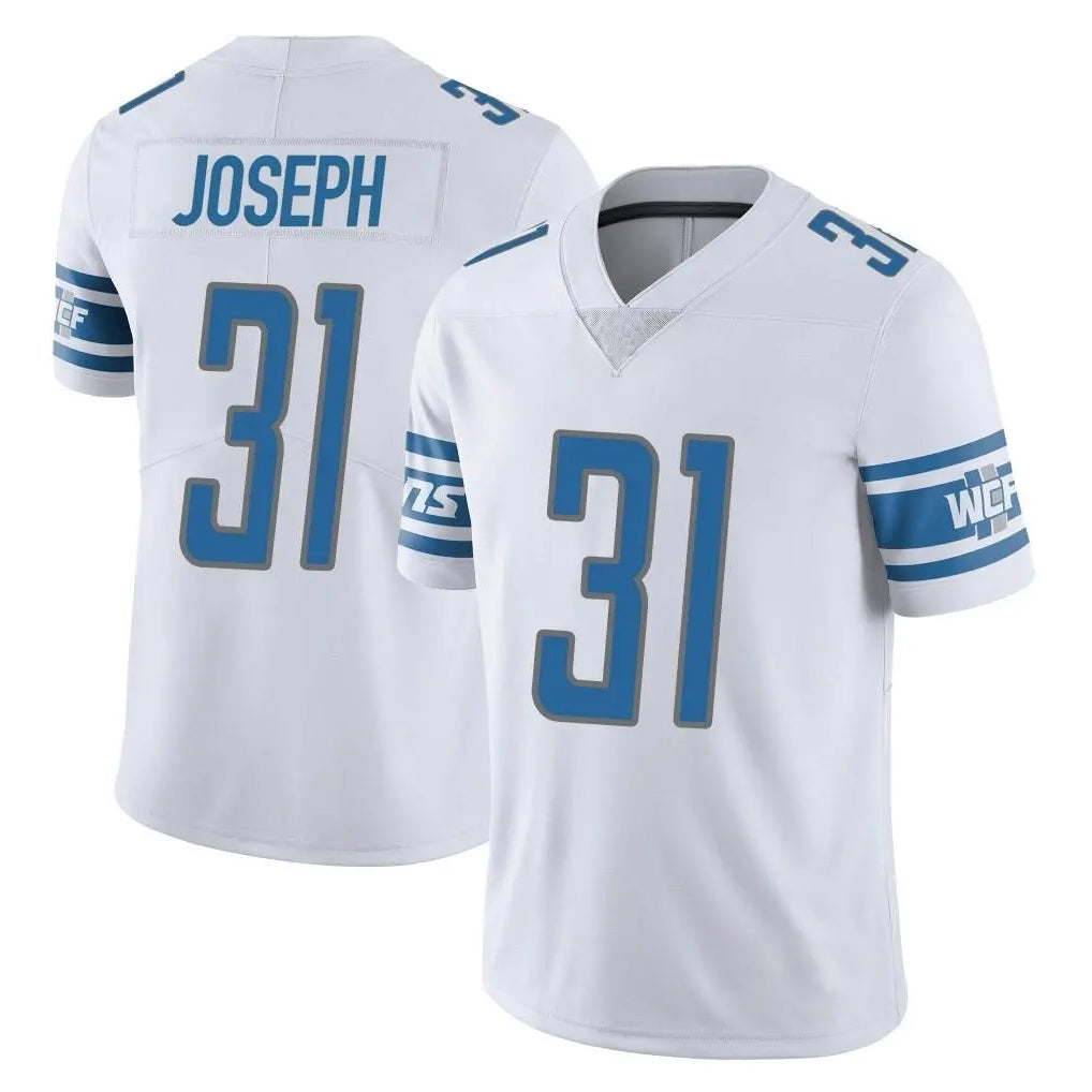 D.Lions #31 Kerby Joseph Player White Limited Vapor Untouchable Home Game Ndoa Stitched Jerseys