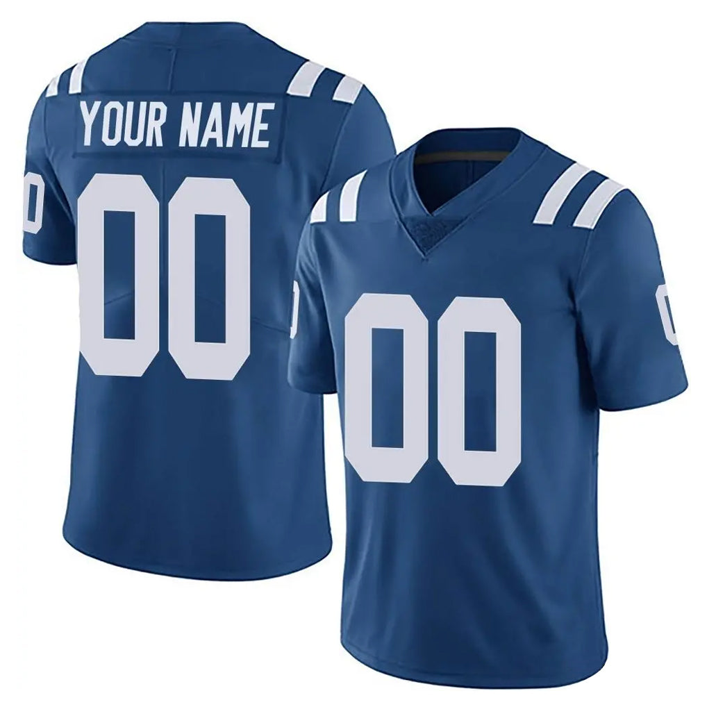 Custom IN.Colts Royal Limited Vapor Untouchable Home Game Any Name & Numbers Ndoa Stitched Jerseys