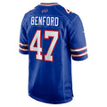 B.Bills #47 Christian Benford Player Royal Home Game Ndoa Stitched Jerseys