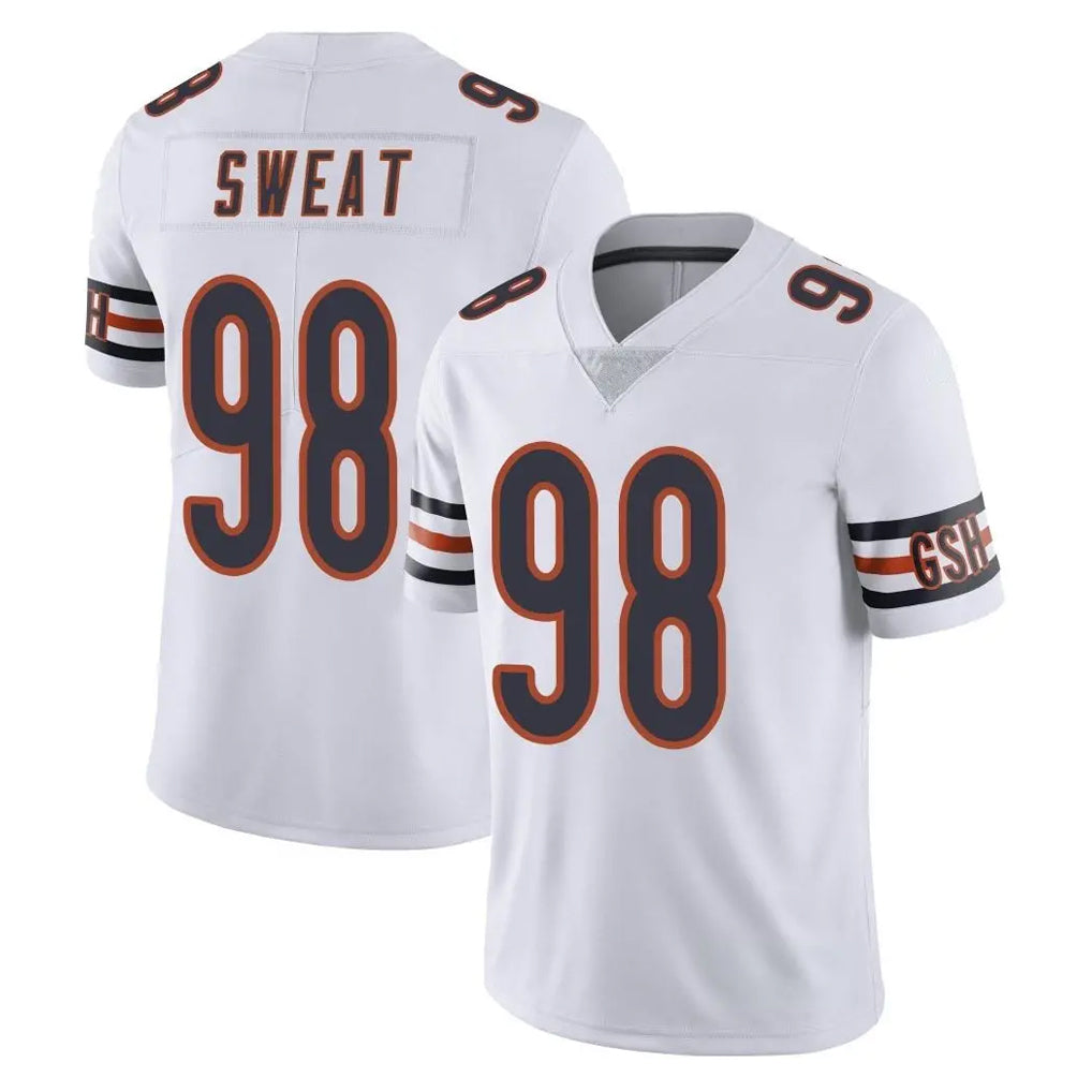 C.Bears #98 Montez Sweat Player White Vapor Untouchable Limited Home Game Ndoa Stitched Jerseys