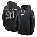 KC.Chiefs #91 Felix Anudike-Uzomah Player 2026 Black Logo Pullover Hoodies Limited Game Stitched Jerseys