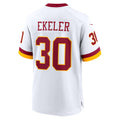 Ndoa W.Commanders #30 Austin Ekeler White Game Super Bowl Era Jersey