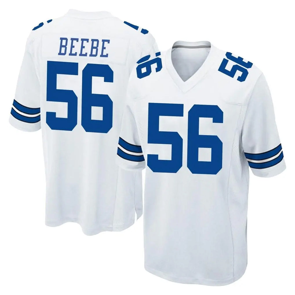 D.Cowboys #56 Cooper Beebe Player White Home Game Ndoa Stitched Jerseys