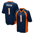 D.Broncos #1 Evan Engram Player Navy Game Ndoa Stitched Jerseys