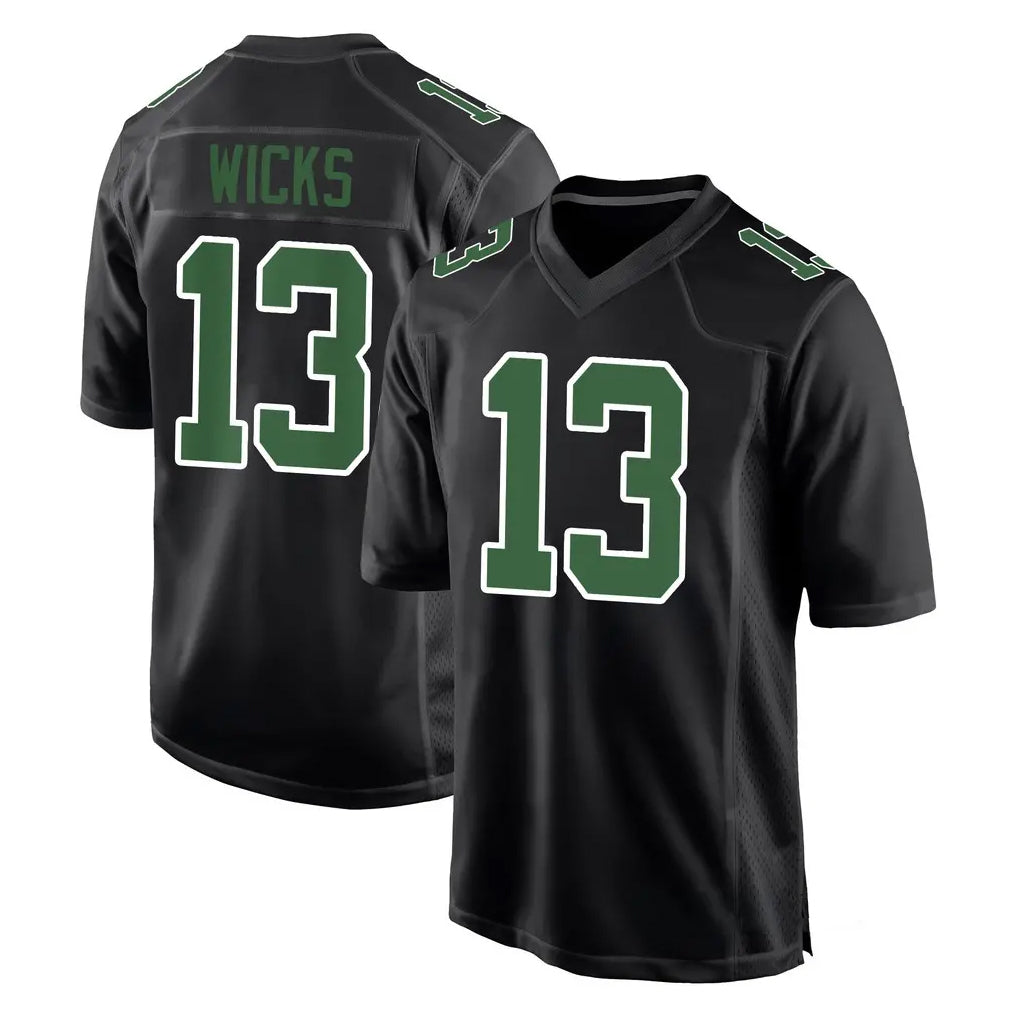 P.Eagles #13 Dontayvion Wicks Player Carbon Green Fashion Home Game Ndoa Stitched Jerseys