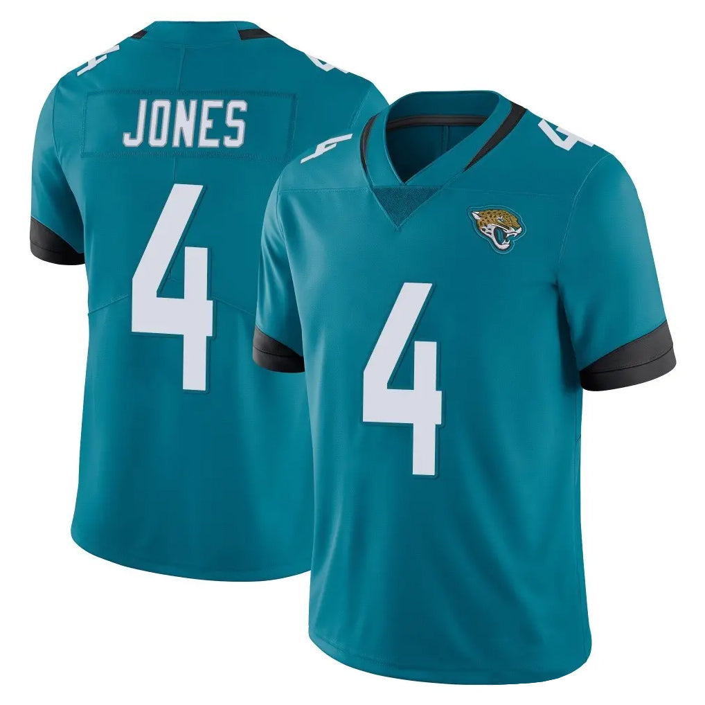 J.Jaguars #4 Jarrian Jones Player Teal Vapor Untouchable Limited Home Game Ndoa Stitched Jerseys