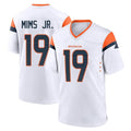 D.Broncos #19 Marvin Mims Jr. Player White Home Game Ndoa Stitched Jerseys